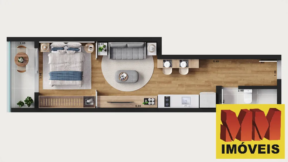Apartamento, 1 quarto, 30 m² - Foto 18