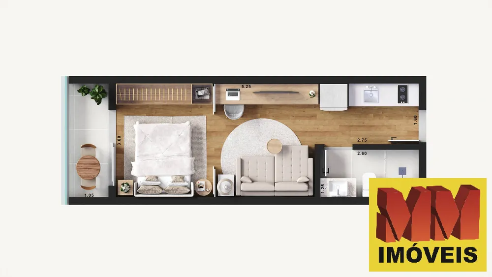 Apartamento, 1 quarto, 30 m² - Foto 20