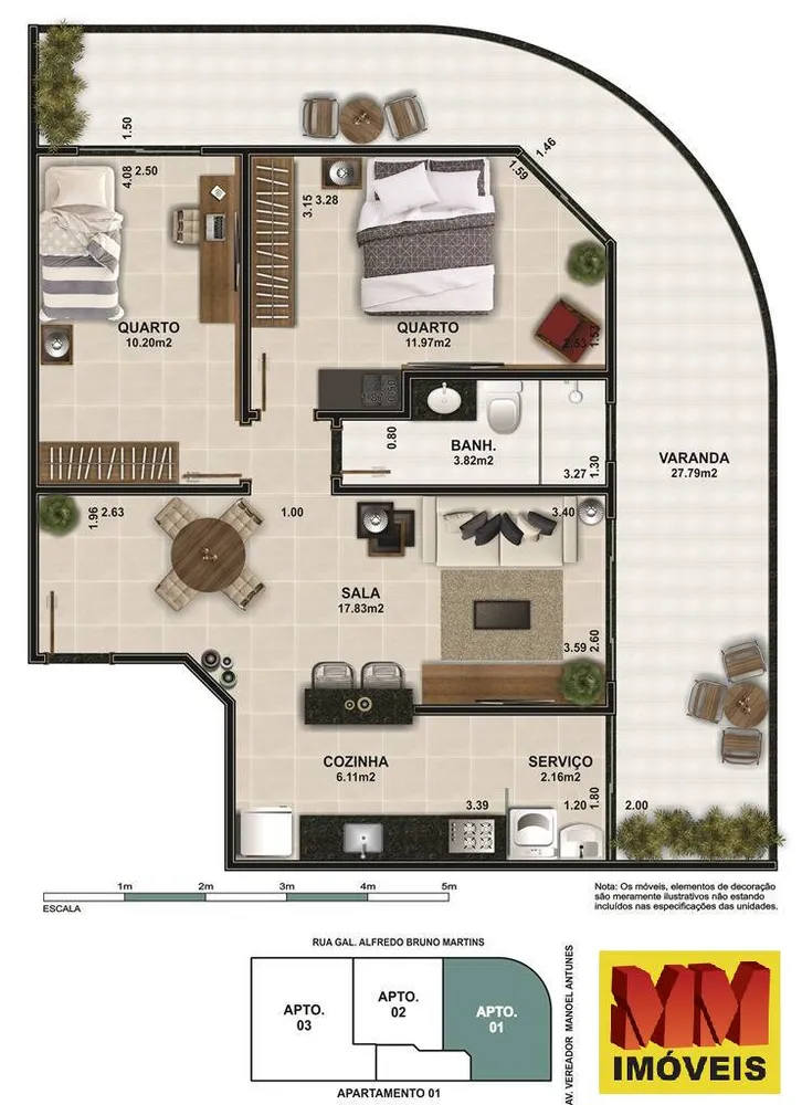 Apartamento, 2 quartos, 86 m² - Foto 22