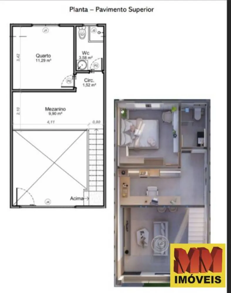 Casa, 2 quartos, 75 m² - Foto 6