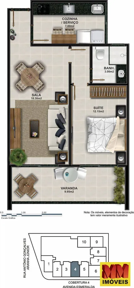 Apartamento, 1 quarto, 55 m² - Foto 27