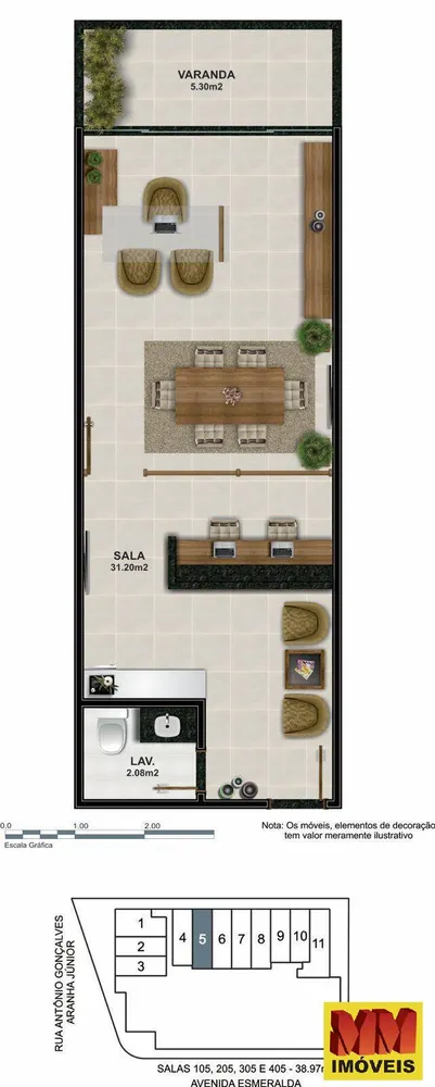 Apartamento, 1 quarto, 55 m² - Foto 25