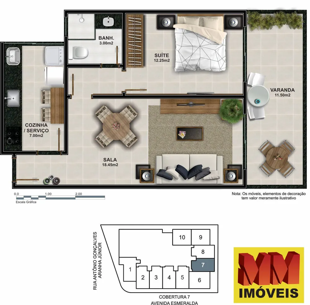 Apartamento, 1 quarto, 55 m² - Foto 28