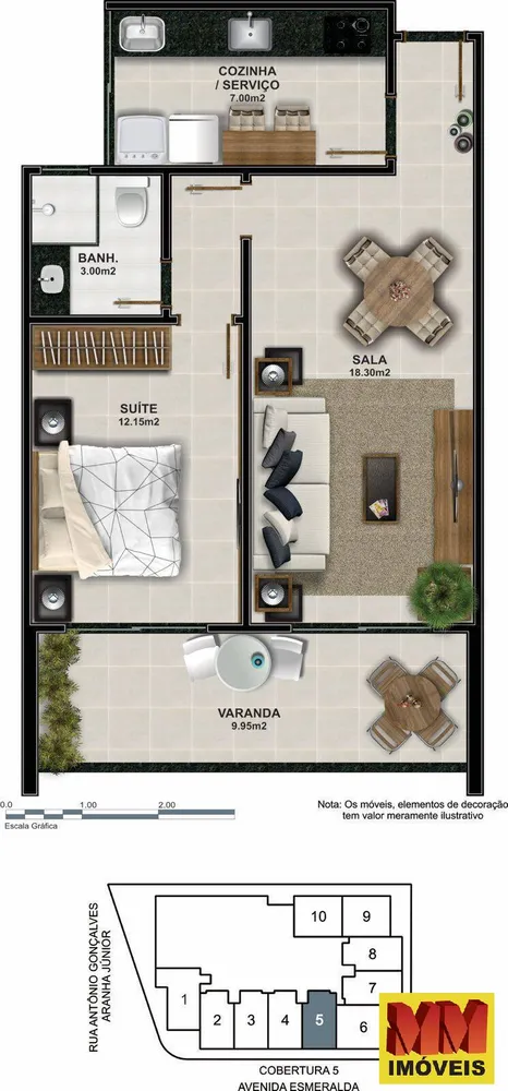 Apartamento, 1 quarto, 55 m² - Foto 31