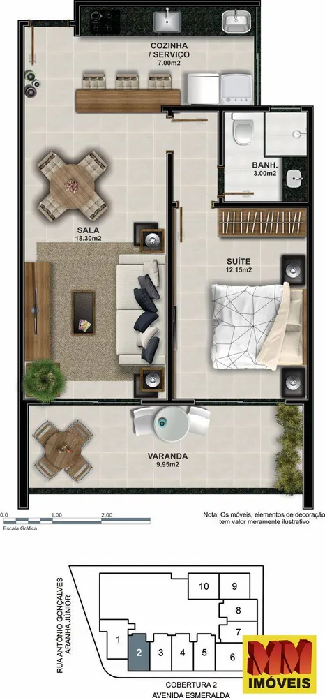 Apartamento, 1 quarto, 55 m² - Foto 26