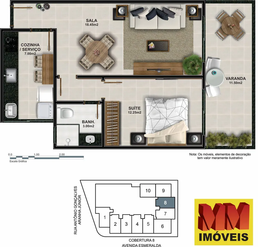 Apartamento, 1 quarto, 55 m² - Foto 38
