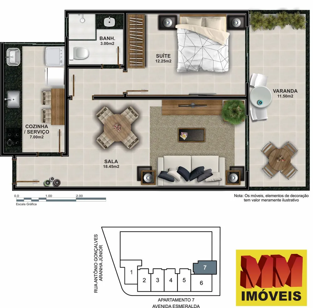 Apartamento, 1 quarto, 55 m² - Foto 40