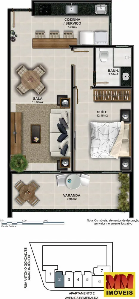 Apartamento, 1 quarto, 55 m² - Foto 29
