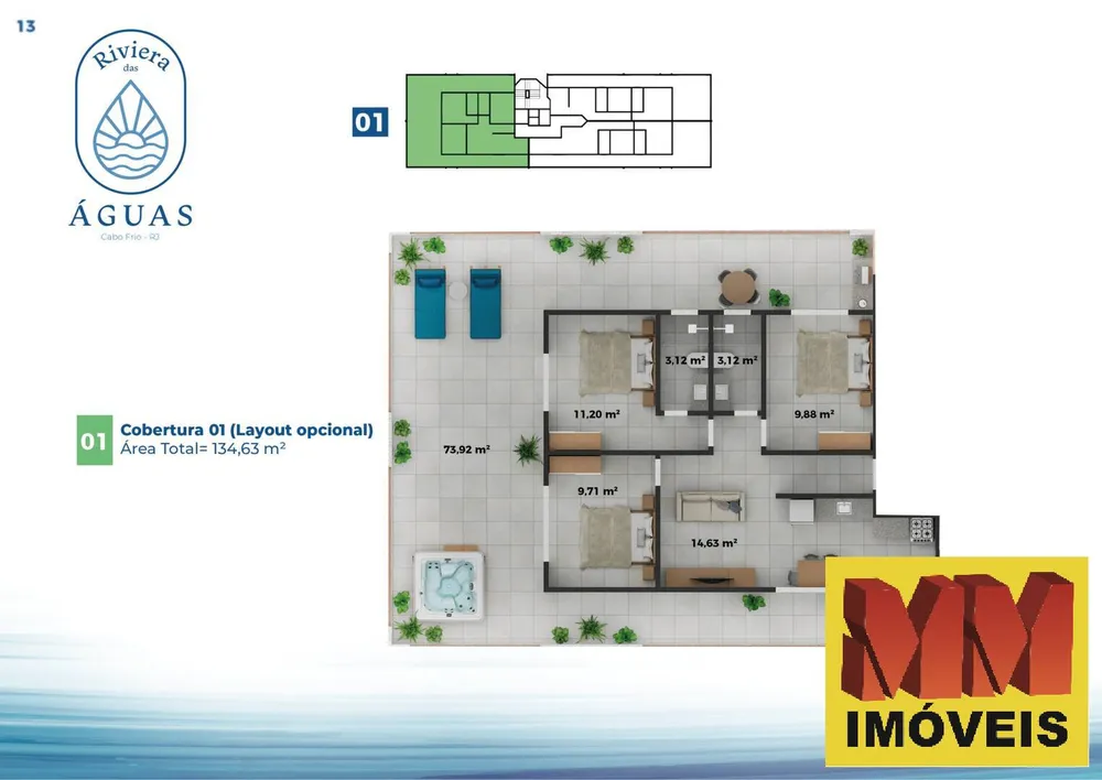 Apartamento, 2 quartos, 61 m² - Foto 13