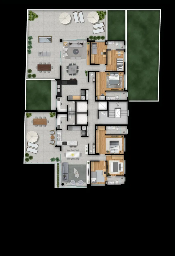 Apartamento, 3 quartos, 218 m² - Foto 3