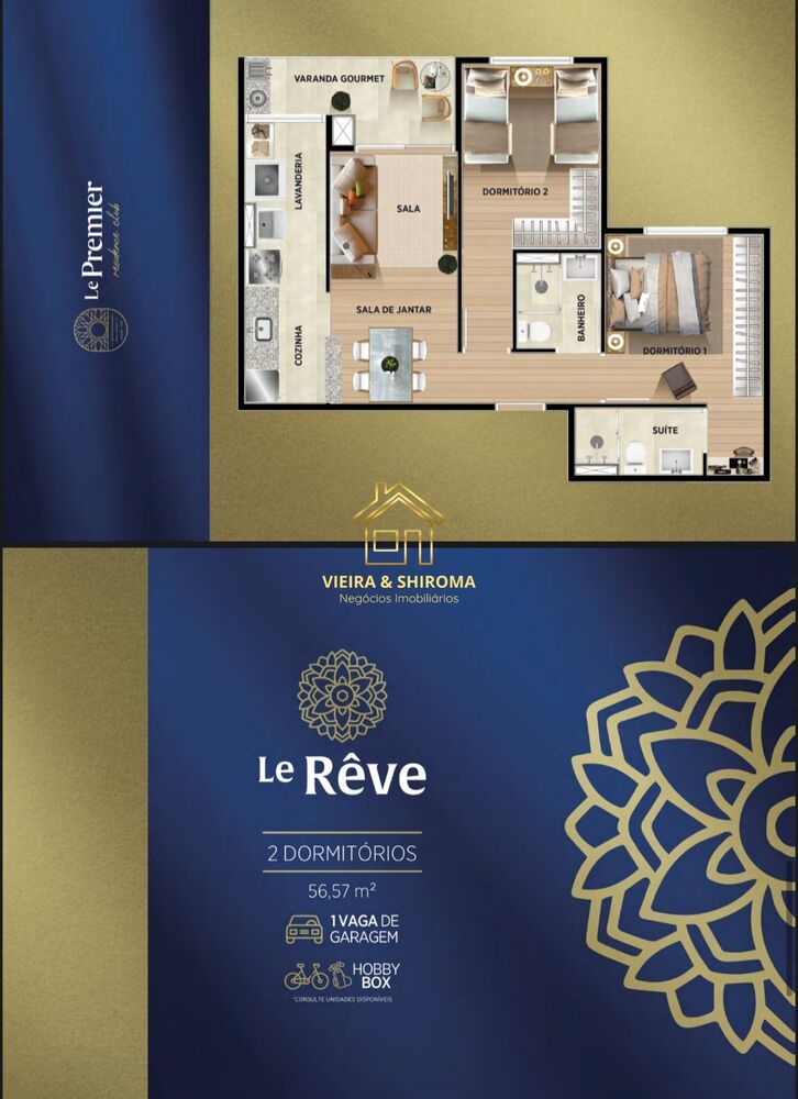 Apartamento, 2 quartos, 57 m² - Foto 6