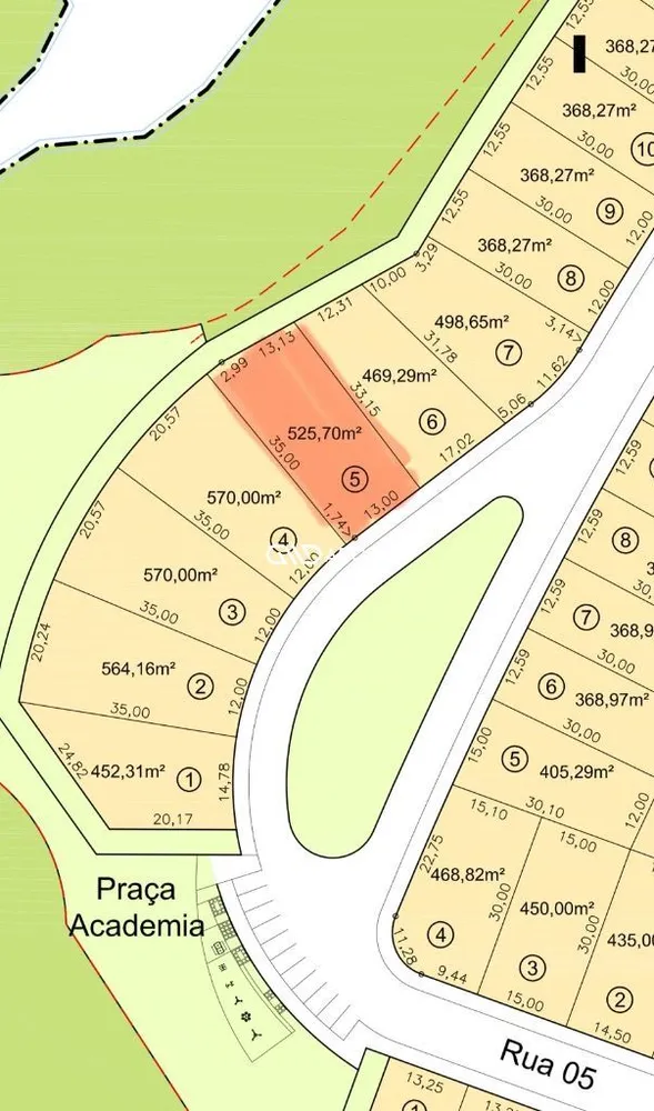 Terreno, 525 m² - Foto 2