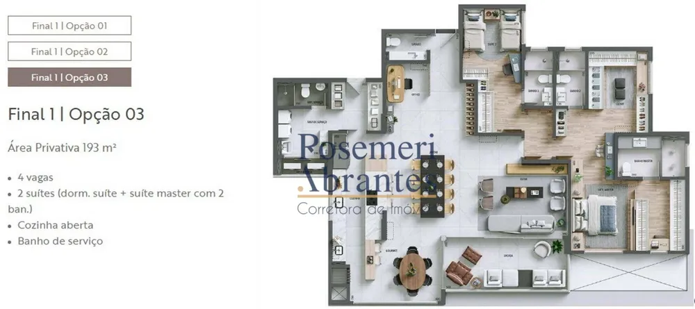 Apartamento, 3 quartos, 193 m² - Foto 6