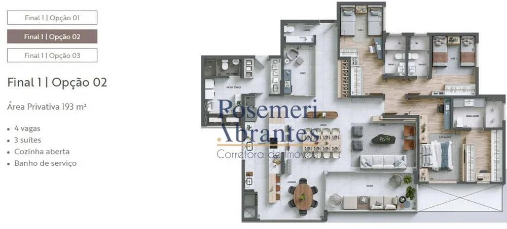 Apartamento, 3 quartos, 193 m² - Foto 5