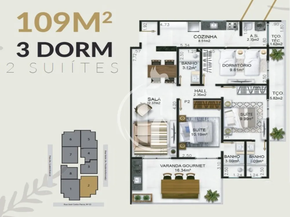 Apartamento, 2 quartos, 83 m² - Foto 6