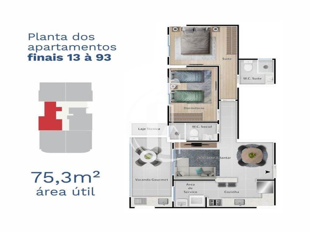 Apartamento, 2 quartos, 73 m² - Foto 14