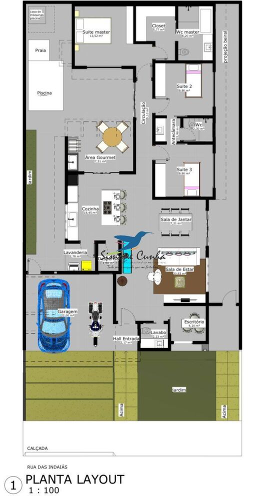 Casa de Condomínio, 3 quartos - Foto 4