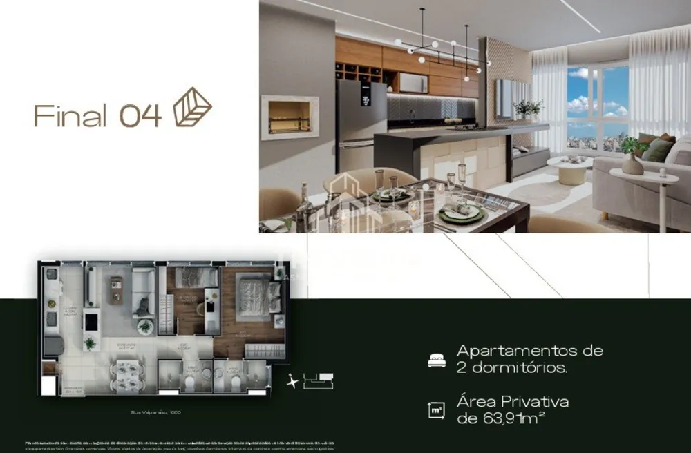Apartamento, 3 quartos, 93 m² - Foto 1