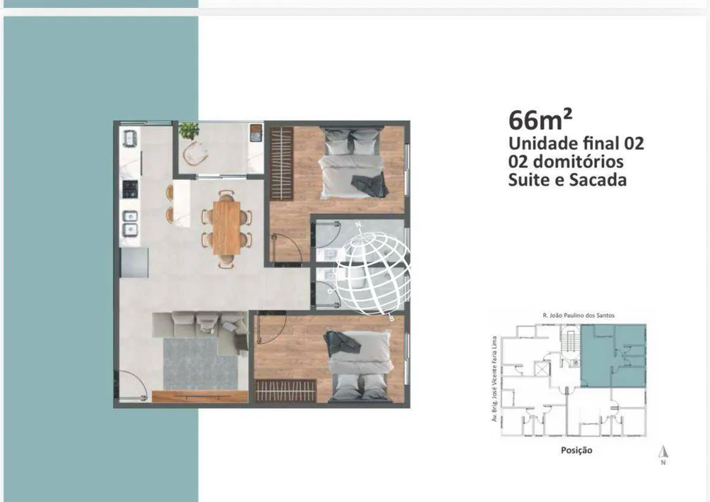 Apartamento, 2 quartos, 60 m² - Foto 9