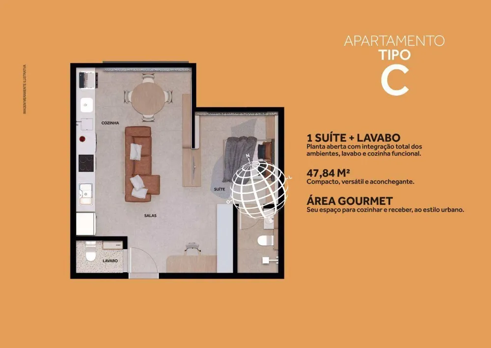 Apartamento, 2 quartos, 69 m² - Foto 8