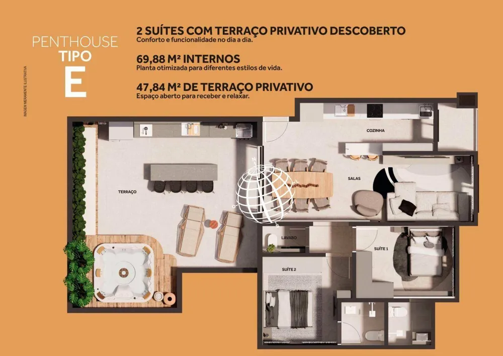 Apartamento, 2 quartos, 69 m² - Foto 6