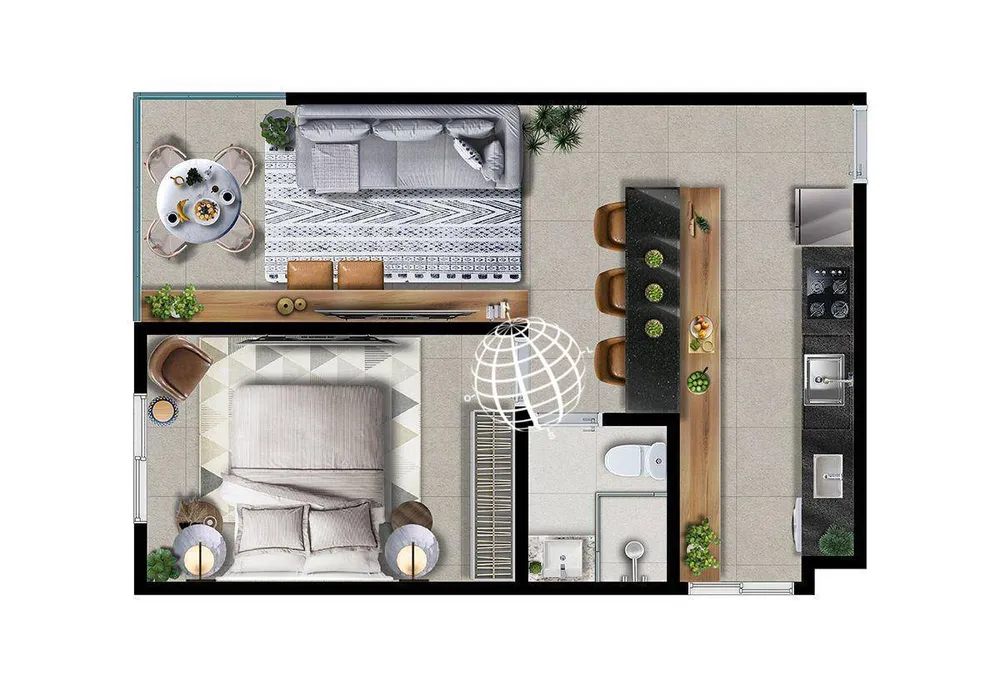 Apartamento, 3 quartos, 69 m² - Foto 4
