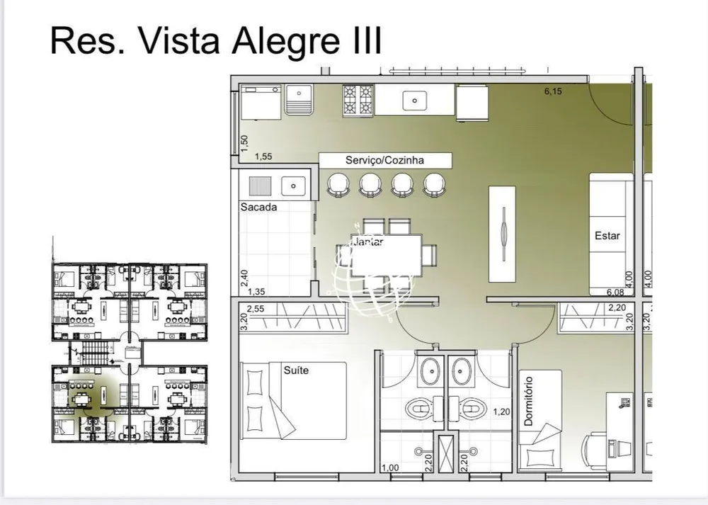 Apartamento, 2 quartos, 58 m² - Foto 4