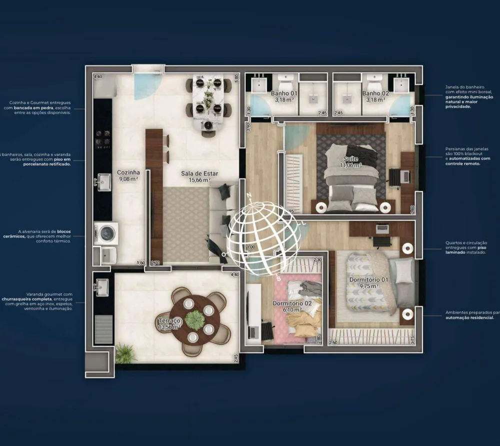 Apartamento, 3 quartos, 90 m² - Foto 4