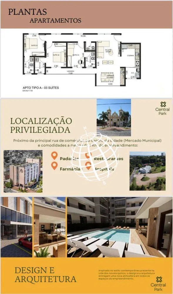 Apartamento, 2 quartos, 65 m² - Foto 2