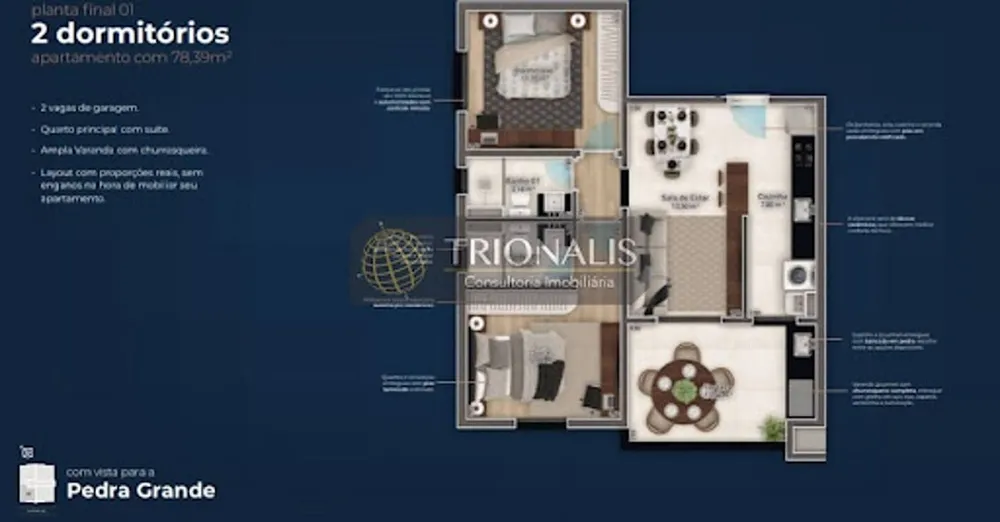 Apartamento, 2 quartos, 78 m² - Foto 4