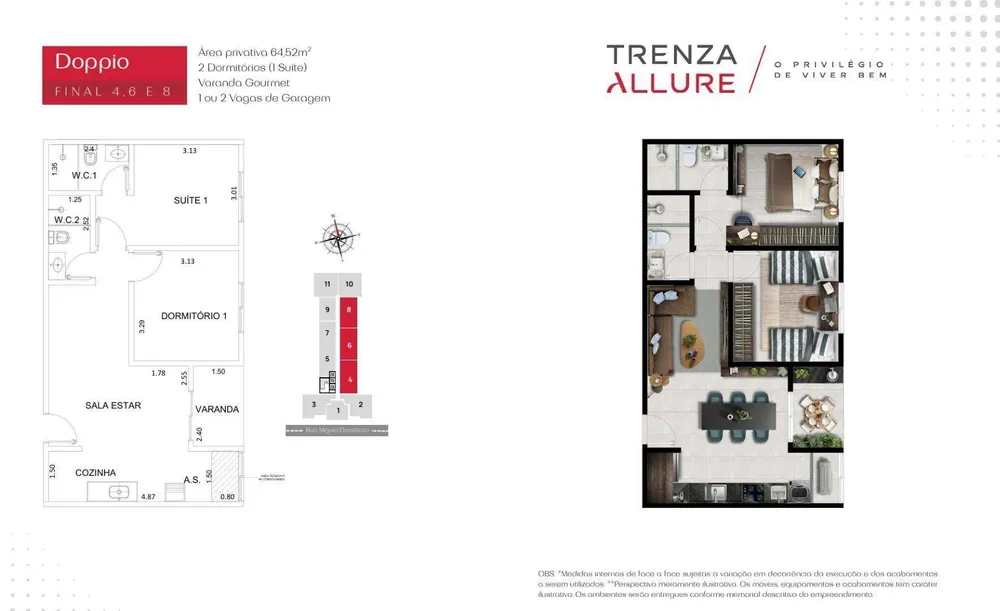 Apartamento, 2 quartos, 64 m² - Foto 4