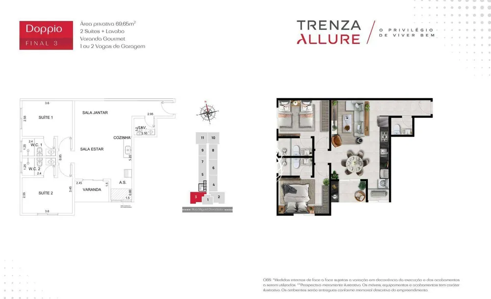 Apartamento, 2 quartos, 64 m² - Foto 9
