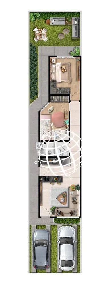 Casa de Condomínio, 2 quartos - Foto 3