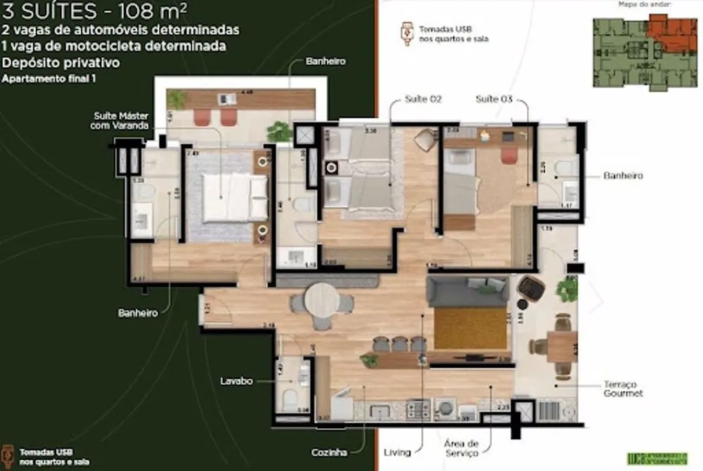 Apartamento, 2 quartos, 69 m² - Foto 16