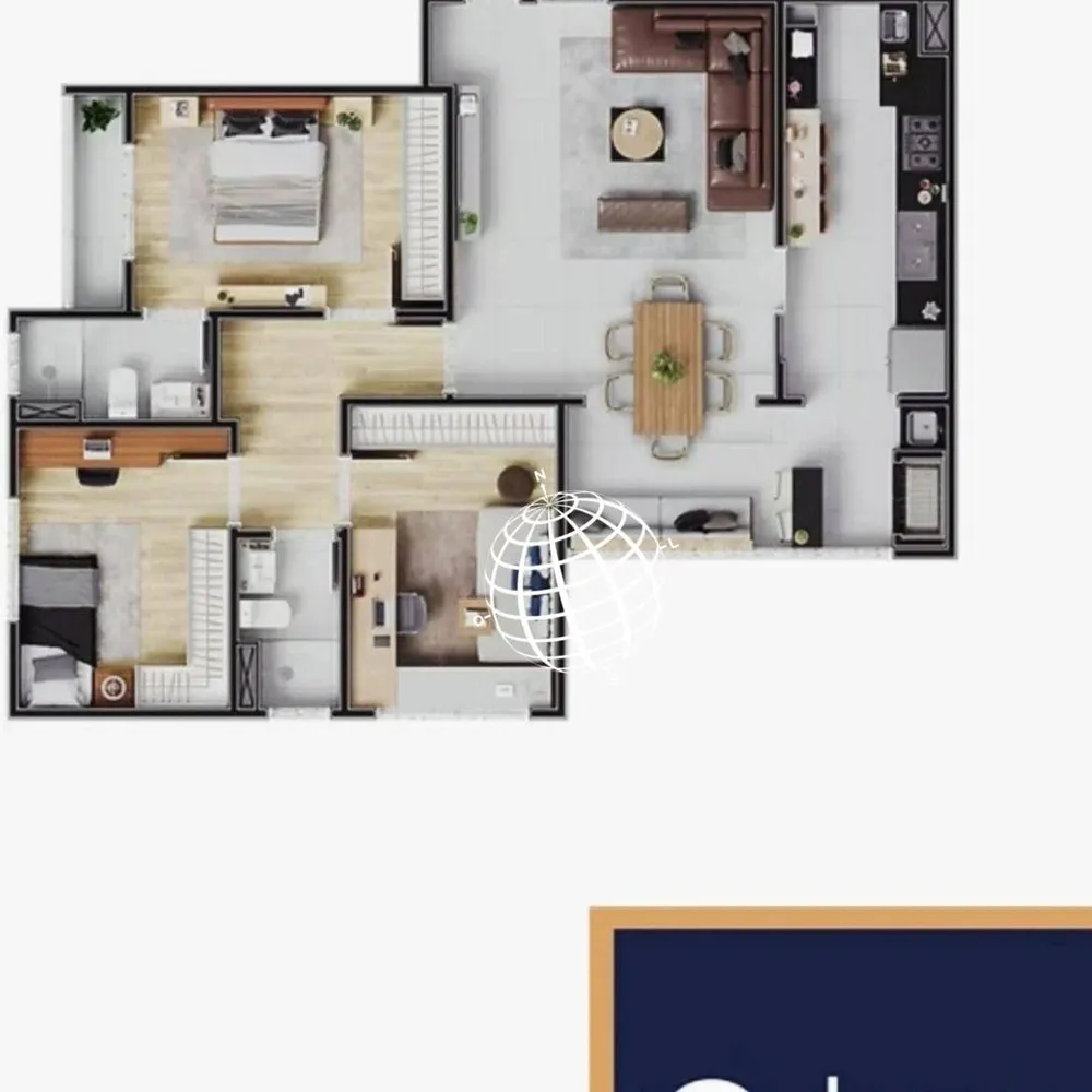 Apartamento, 3 quartos, 101 m² - Foto 2