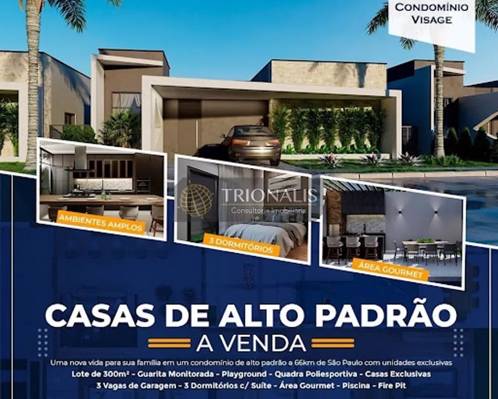 Casa de Condomínio, 3 quartos - Foto 1