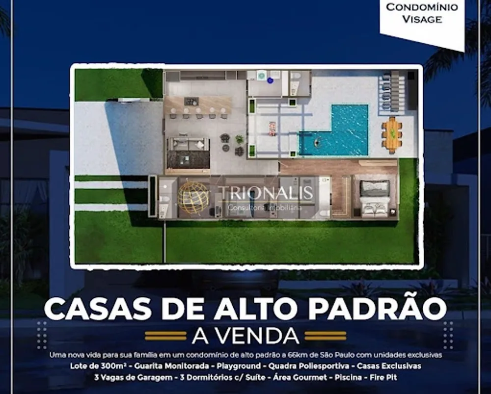 Casa de Condomínio, 3 quartos - Foto 4