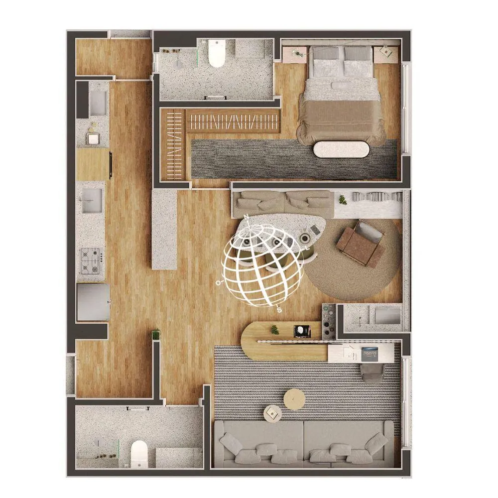 Apartamento, 2 quartos, 69 m² - Foto 5