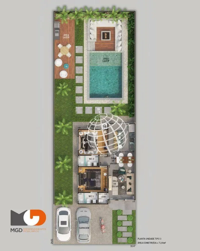 Casa de Condomínio, 2 quartos - Foto 4