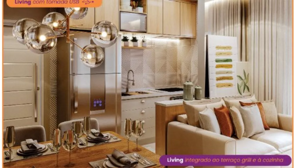 Apartamento, 2 quartos, 45 m² - Foto 2