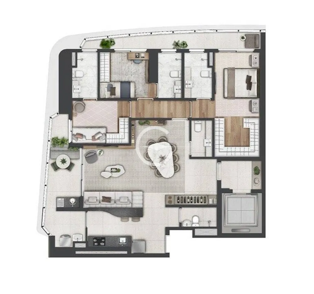 Apartamento, 3 quartos, 142 m² - Foto 3
