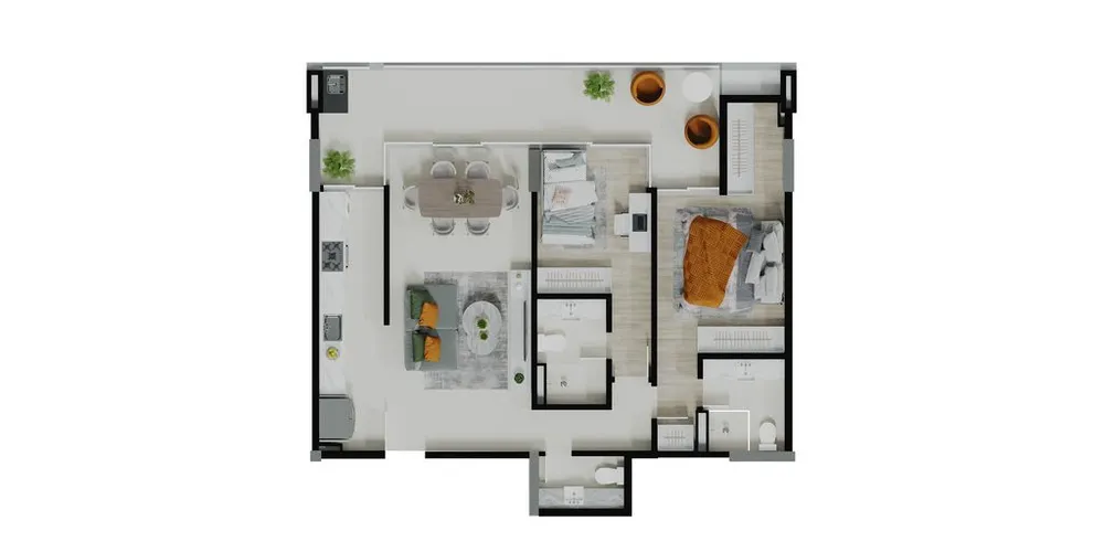 Apartamento, 2 quartos, 100 m² - Foto 9