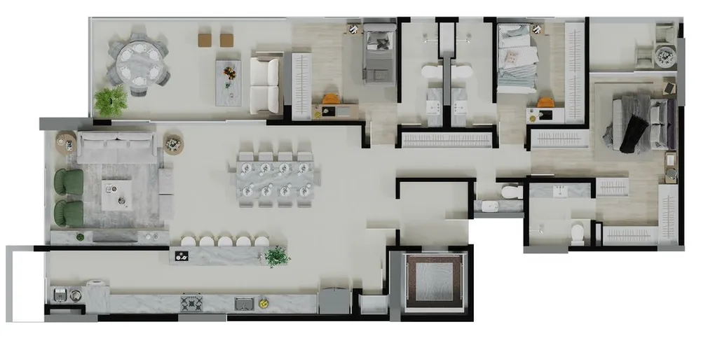 Apartamento, 2 quartos, 100 m² - Foto 8