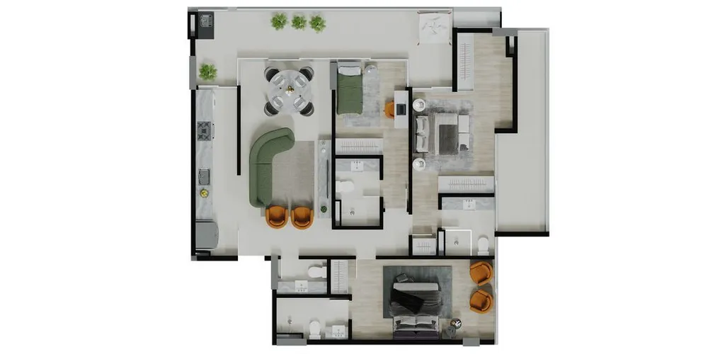 Apartamento, 2 quartos, 100 m² - Foto 6