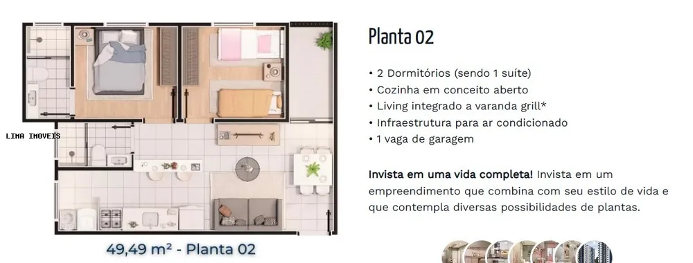 Apartamento, 2 quartos, 49 m² - Foto 4