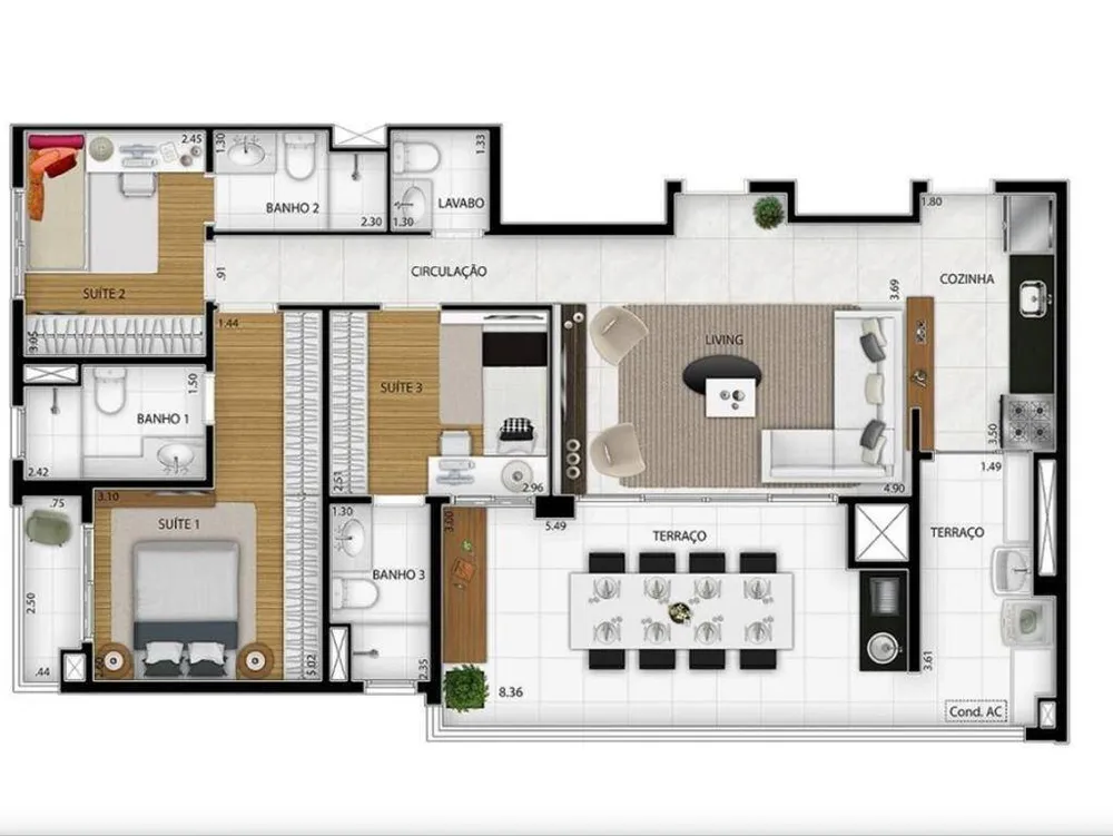Apartamento, 3 quartos, 110 m² - Foto 10