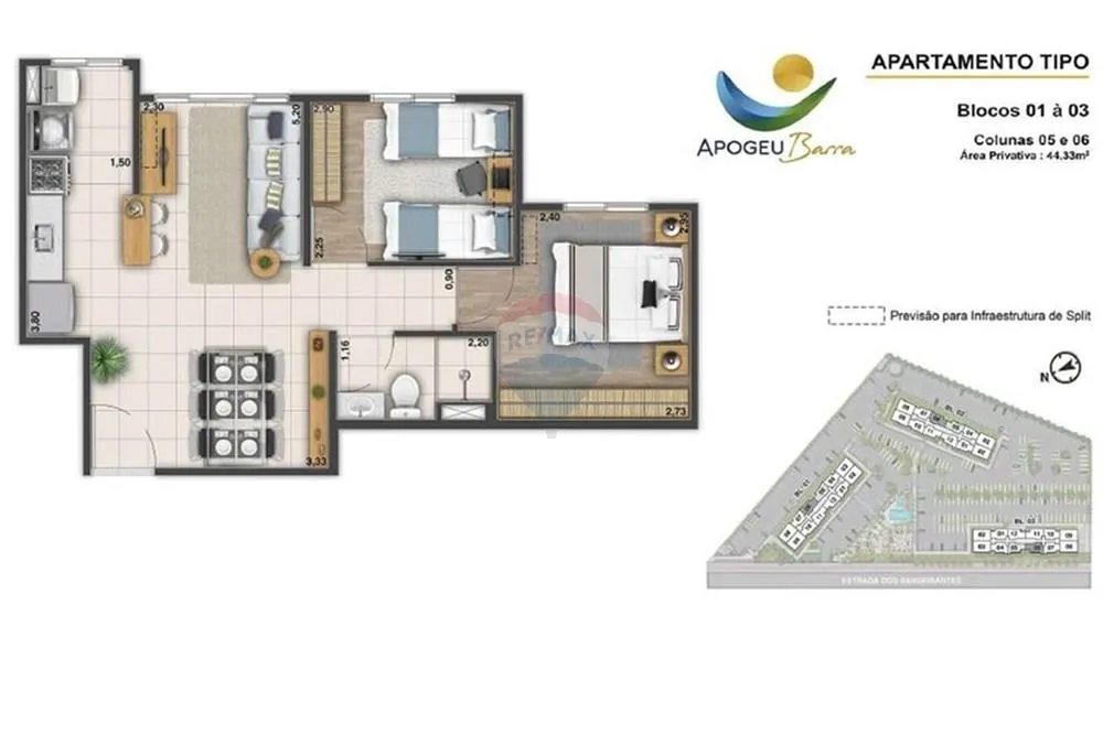 Apartamento, 2 quartos, 44 m² - Foto 70