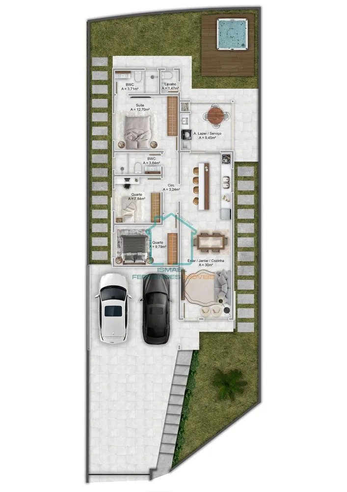Casa, 3 quartos, 123 m² - Foto 7