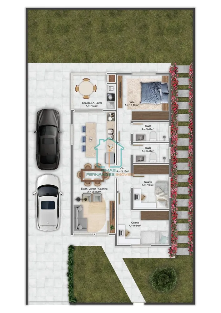 Casa, 3 quartos, 98 m² - Foto 12