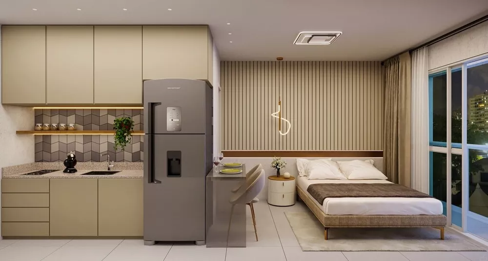 Apartamento, 1 quarto, 32 m² - Foto 3